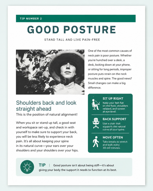 Good Posture Guide